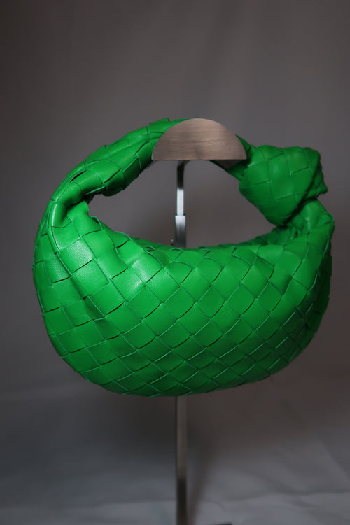 Bottega Veneta Jodie Mini Green Intrecciato Napa