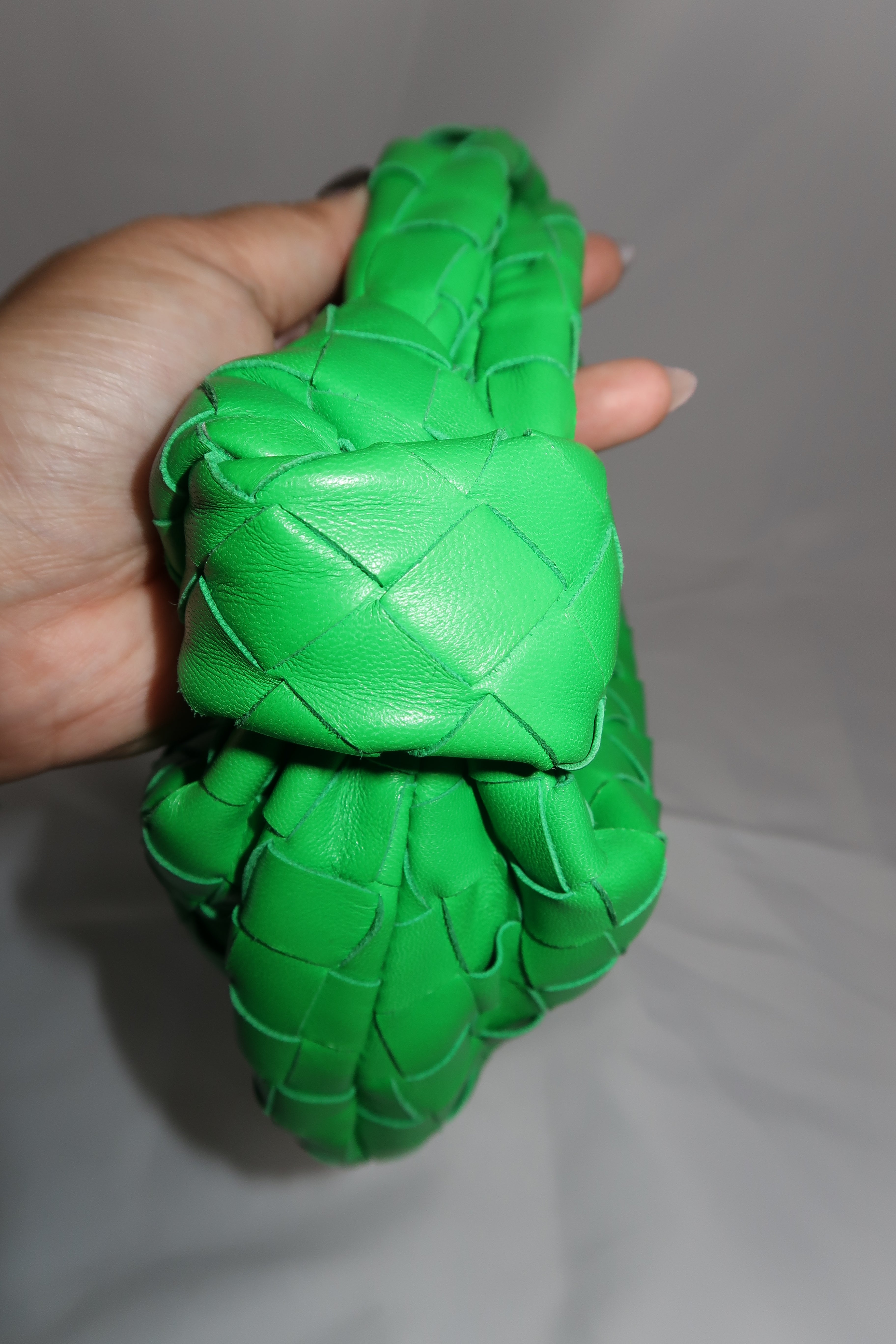Bottega Veneta Jodie Mini Green Intrecciato Napa