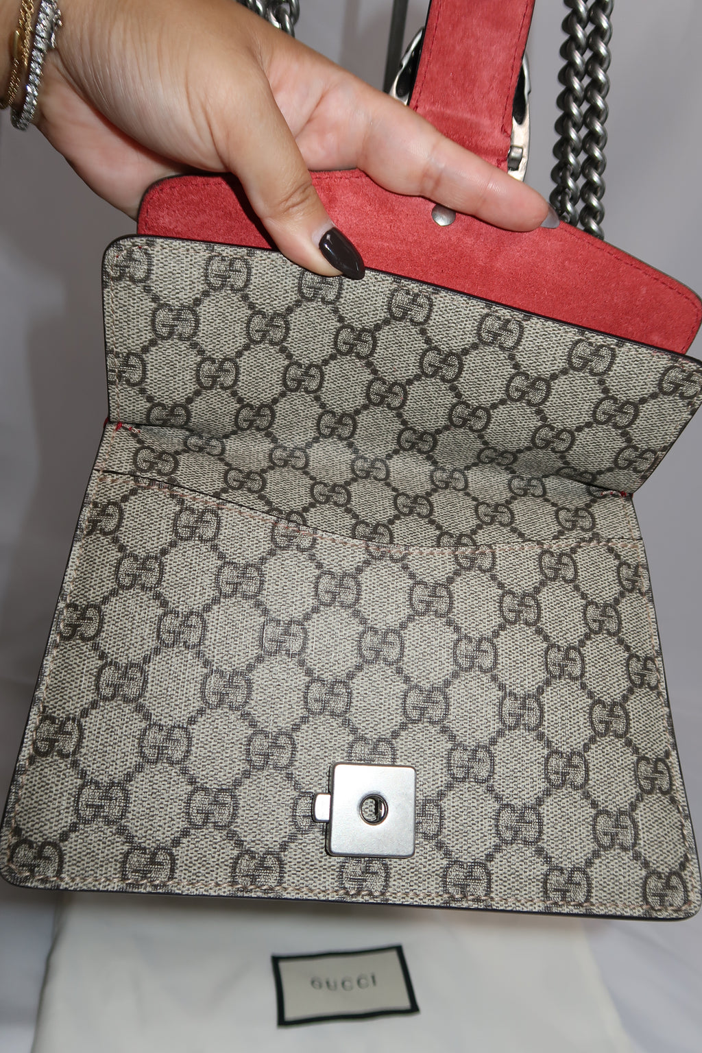 Gucci Dionysus GG Supreme Red Mini