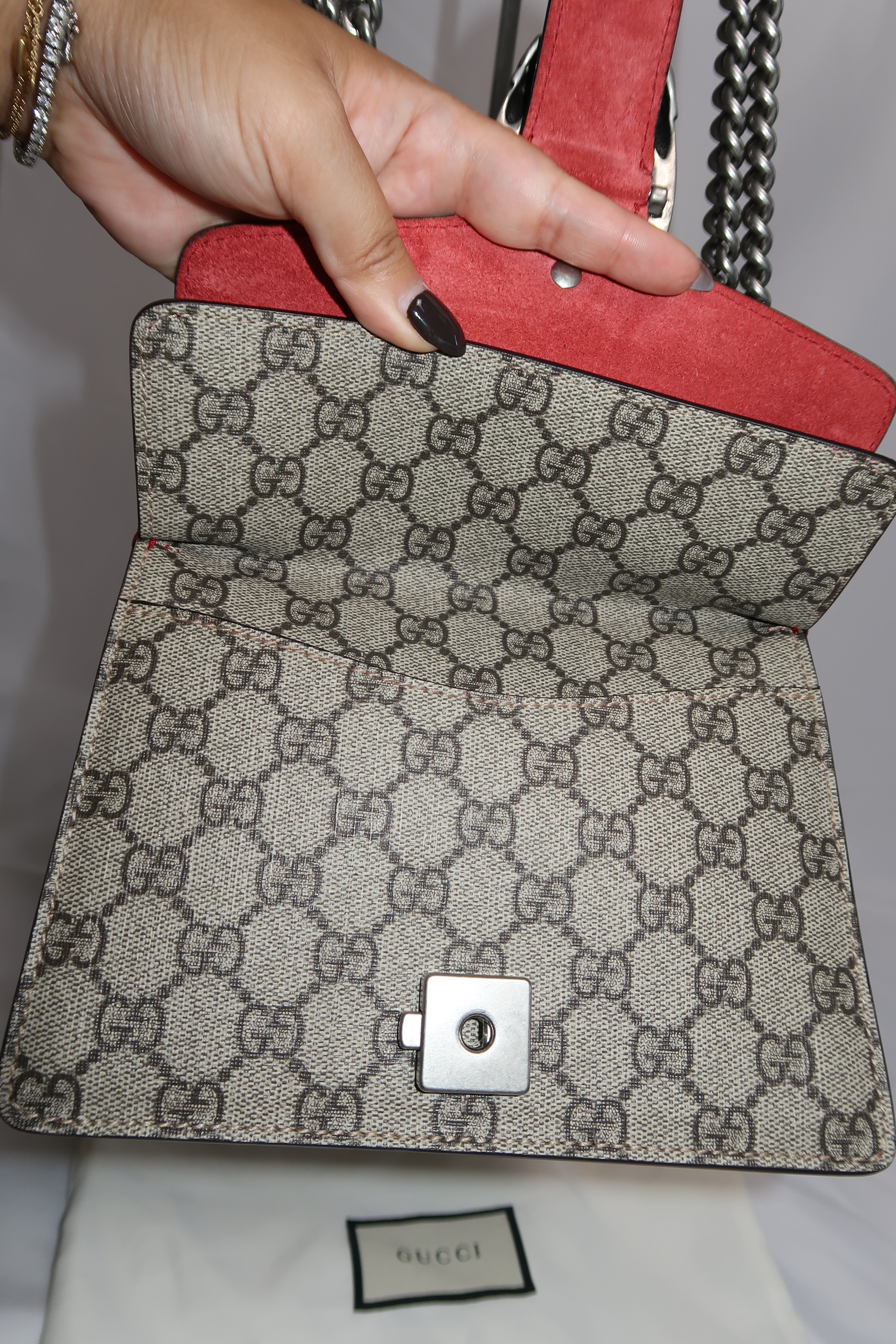 Gucci Dionysus GG Supreme Red Mini