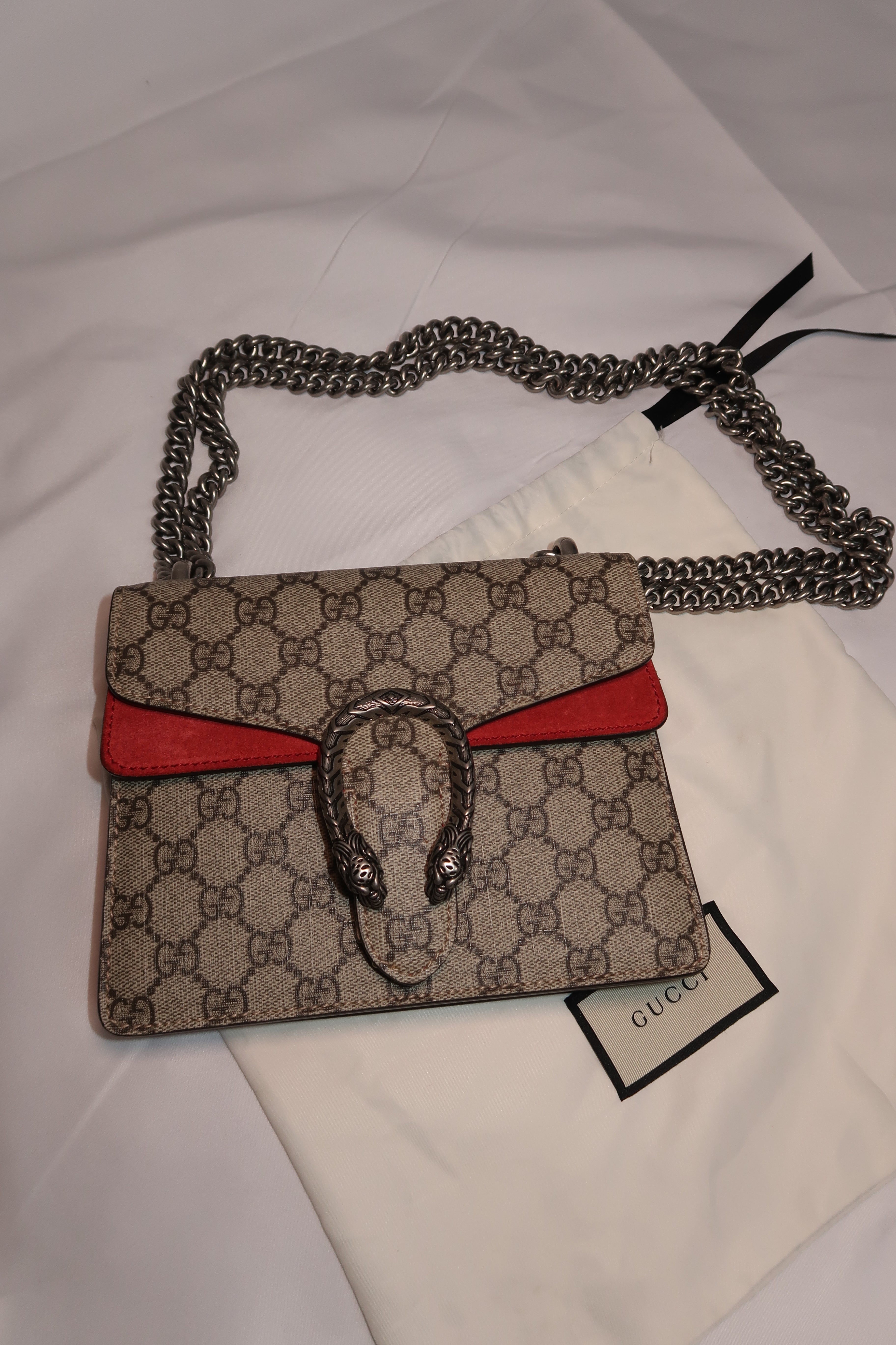Gucci Dionysus GG Supreme Red Mini
