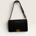 Chanel - Medium Boy Bag Black Lambskin
