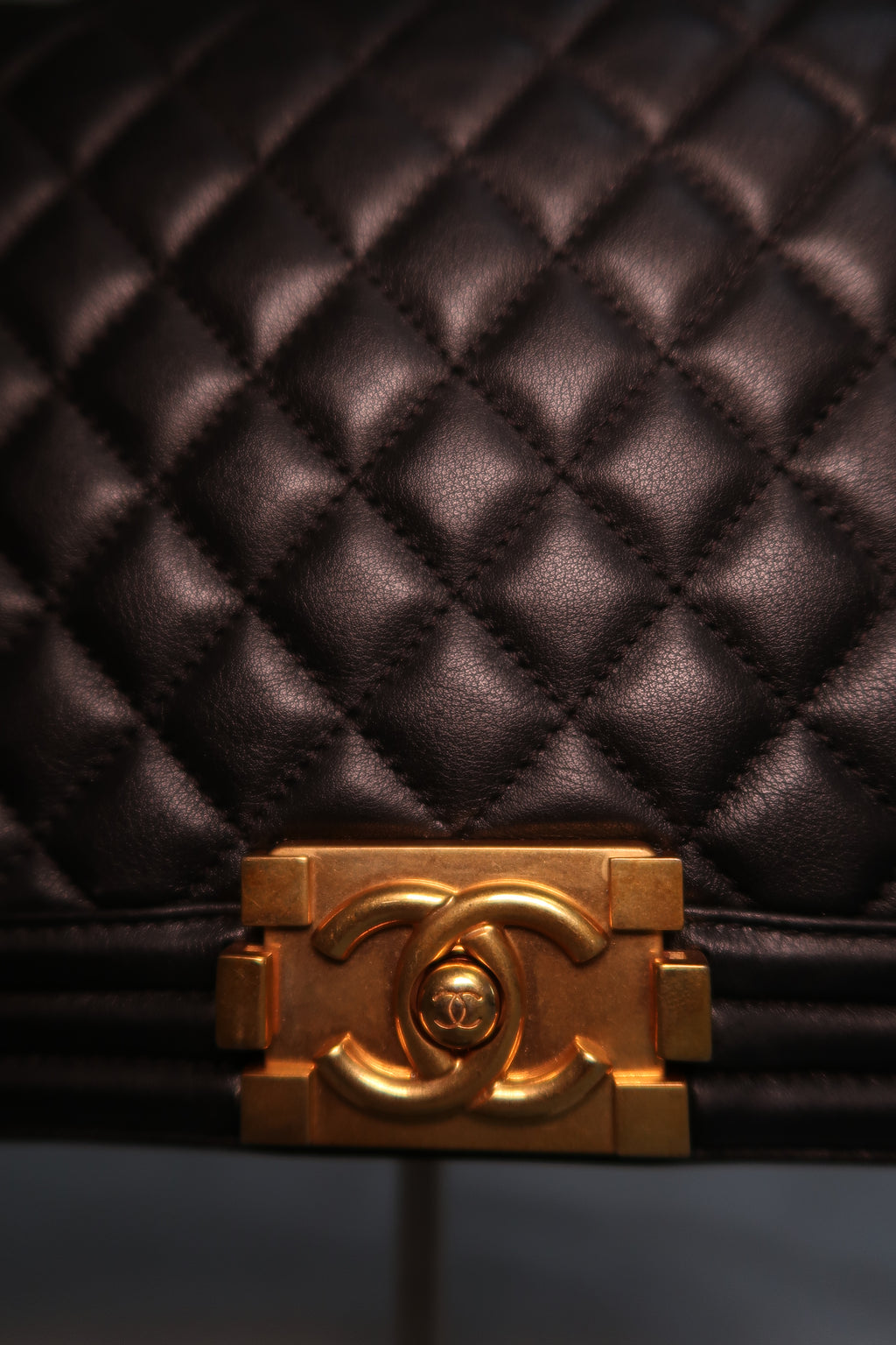 Chanel - Medium Boy Bag Black Lambskin