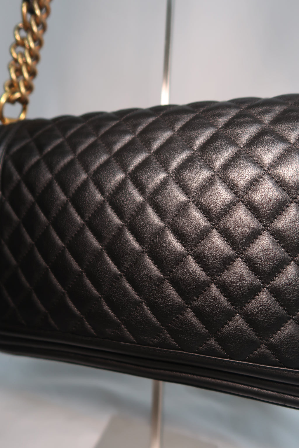 Chanel - Medium Boy Bag Black Lambskin