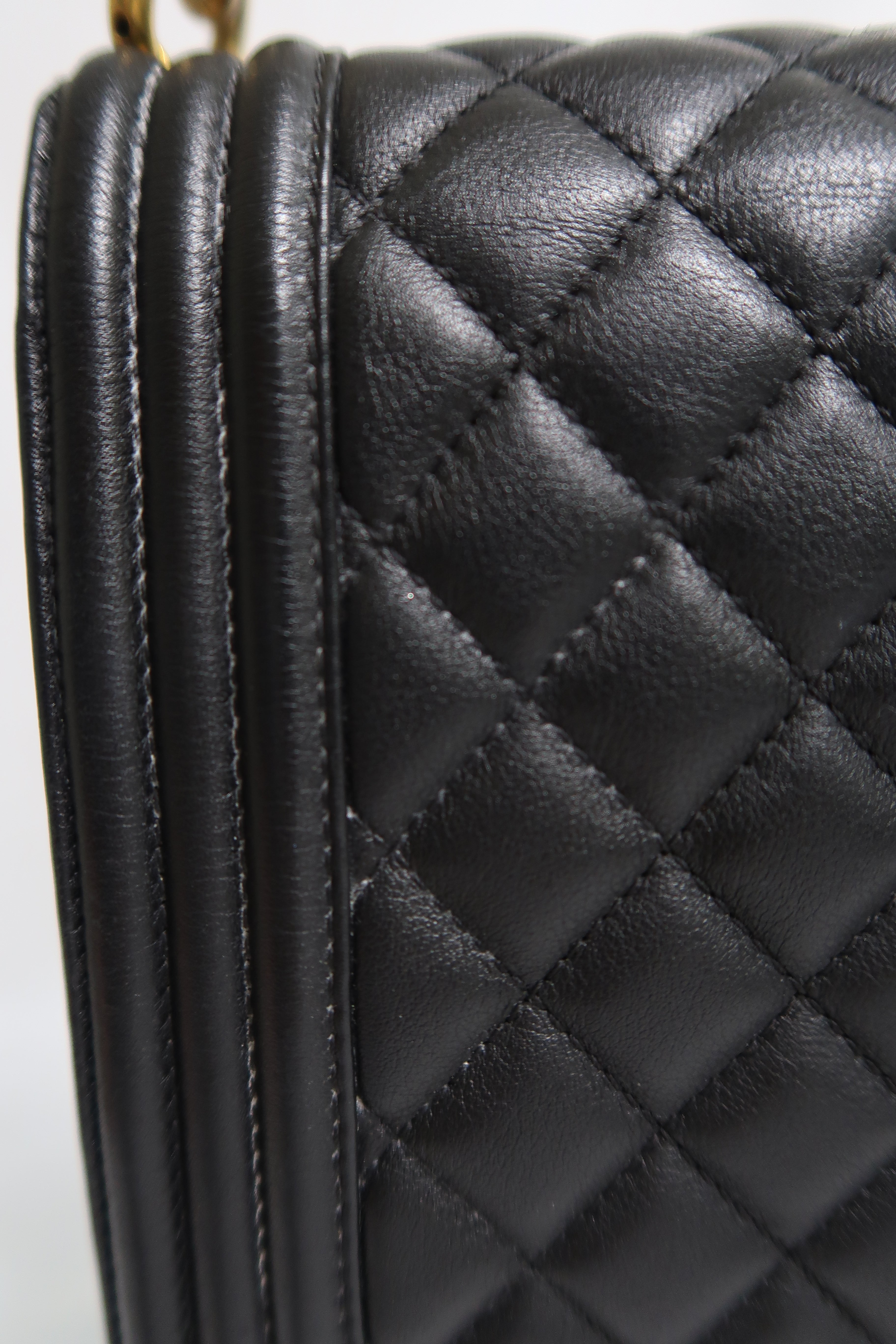 Chanel - Medium Boy Bag Black Lambskin