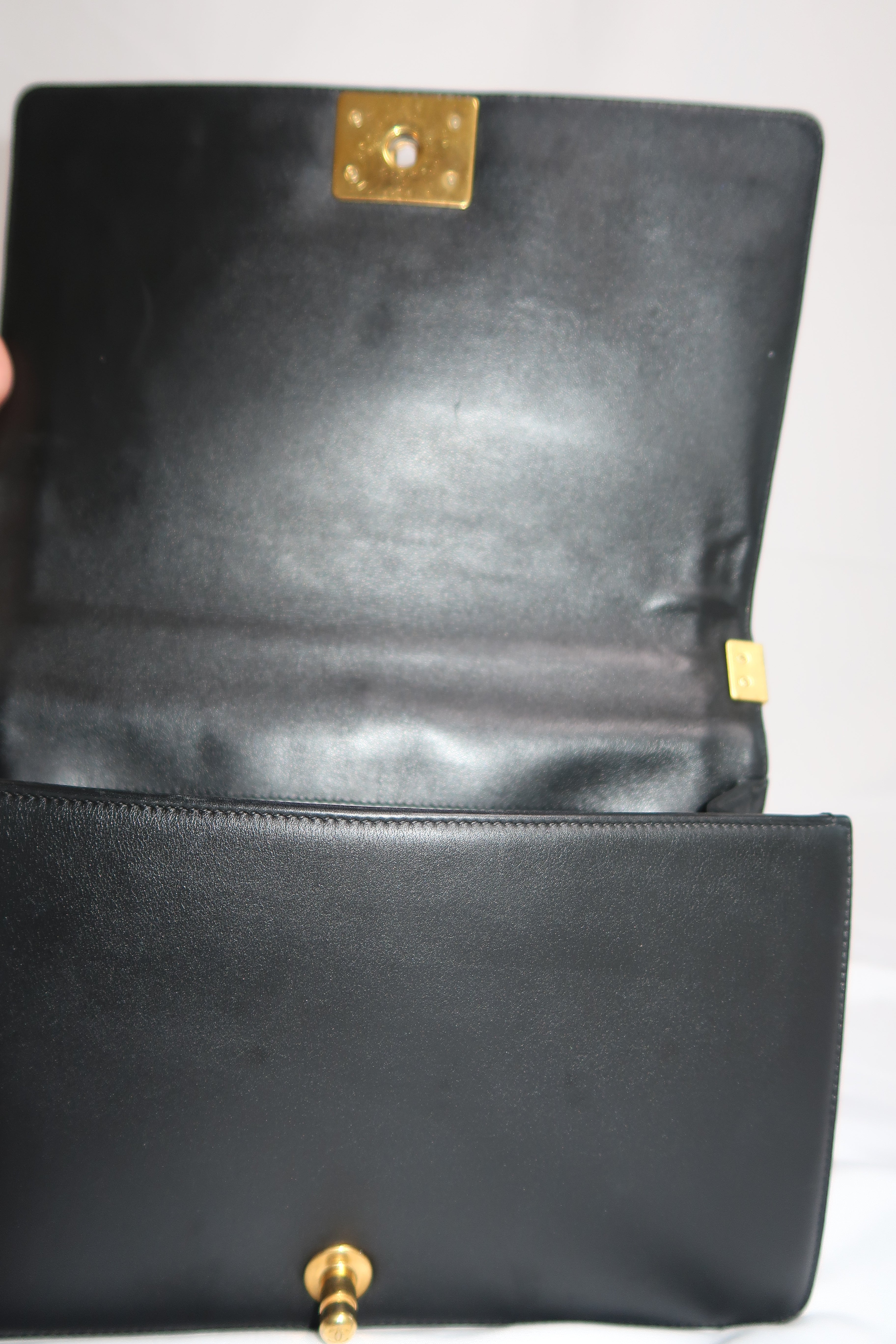 Chanel - Medium Boy Bag Black Lambskin