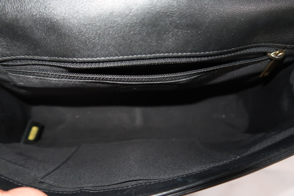 Chanel - Medium Boy Bag Black Lambskin