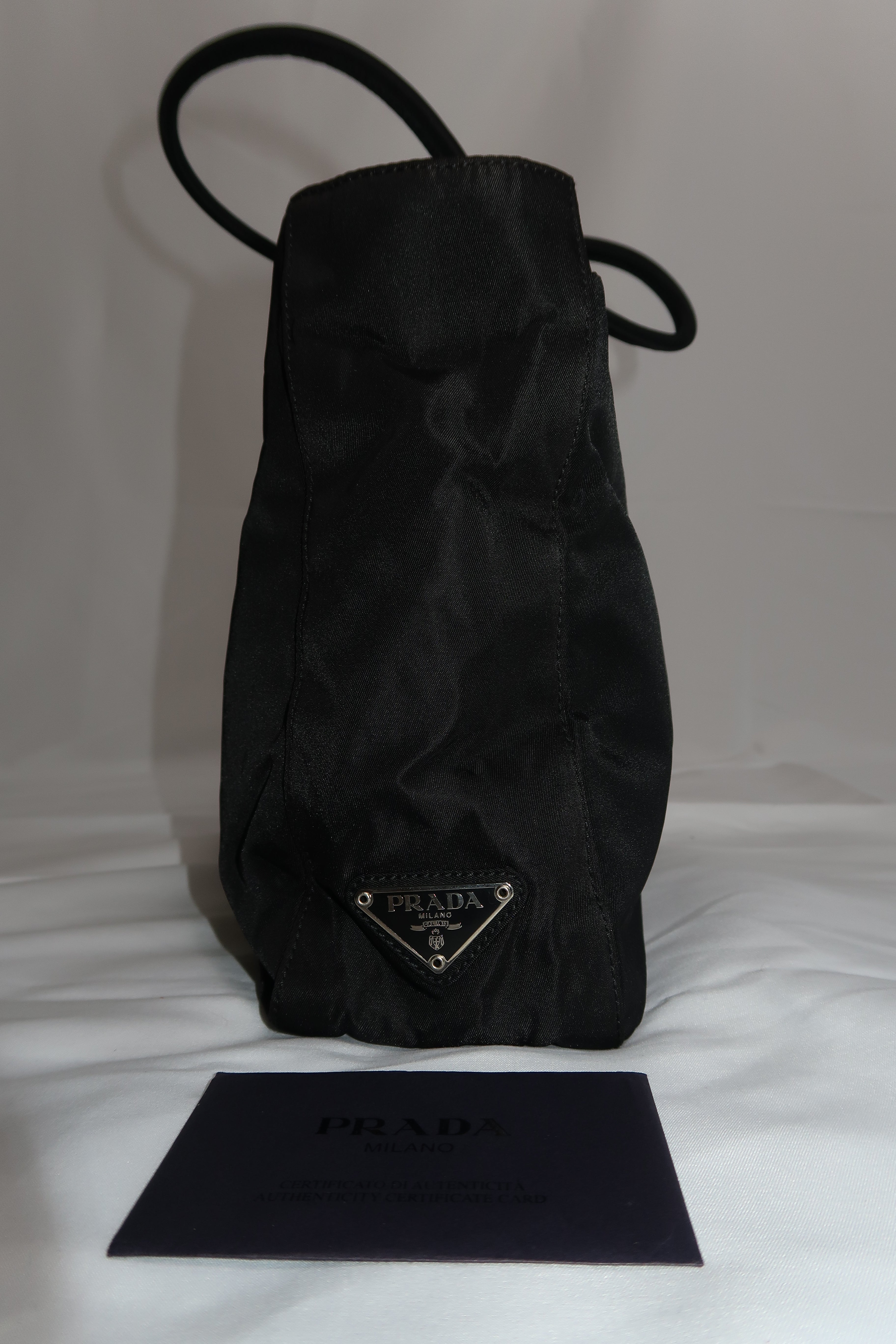 Prada Tessuto Black Nylon Tote