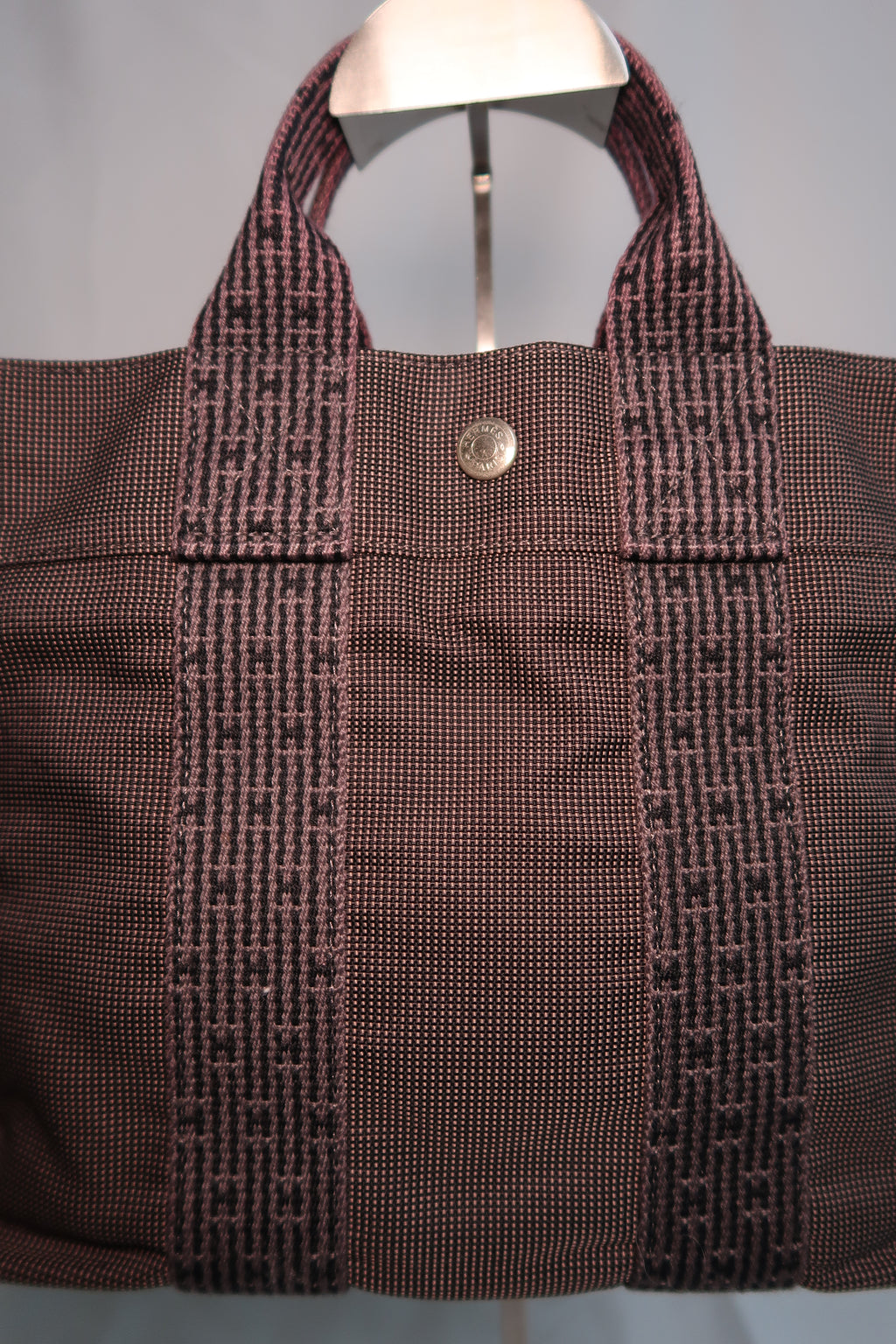 Hermés Herline PM Grey/Black Tote