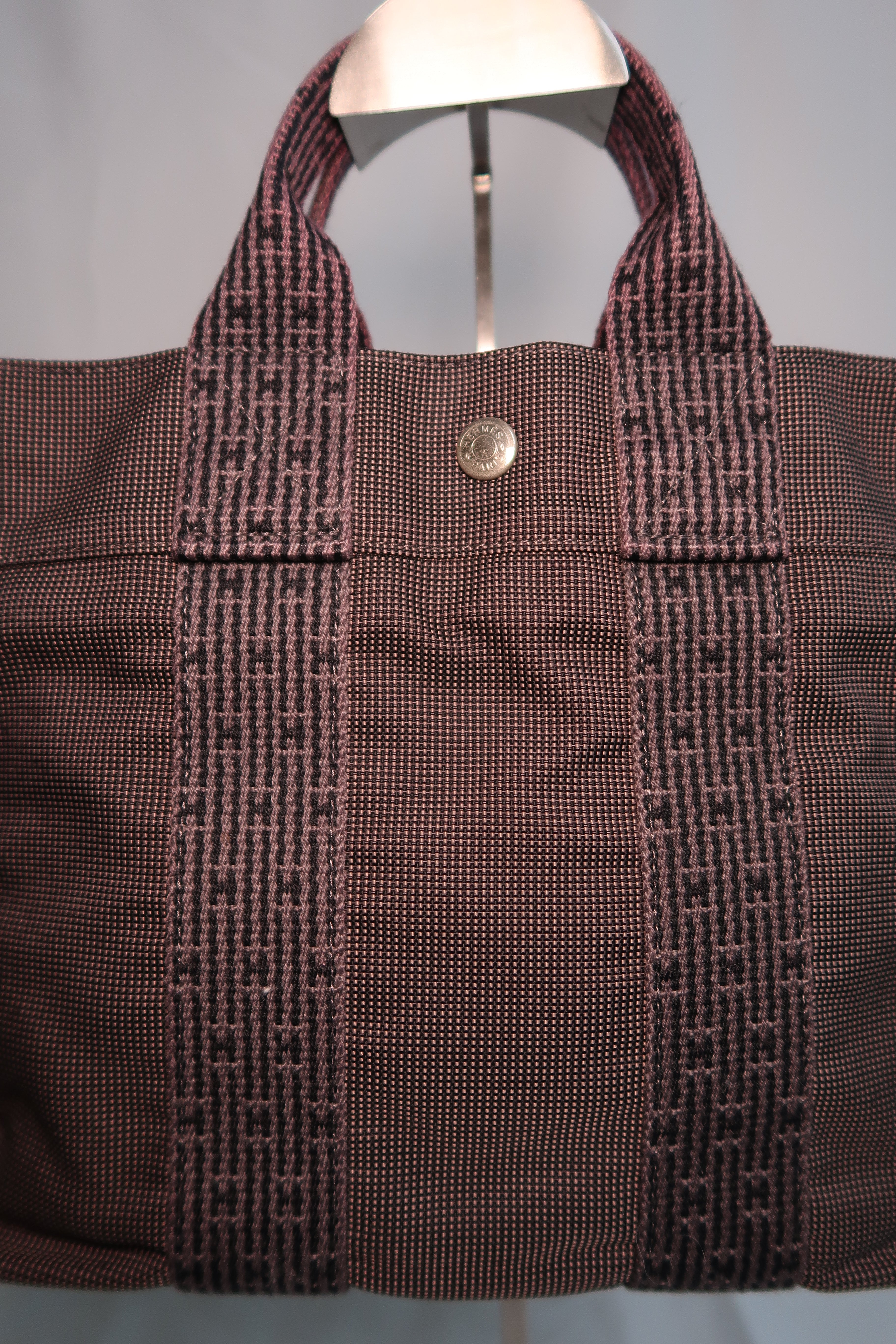 Hermés Herline PM Grey/Black Tote