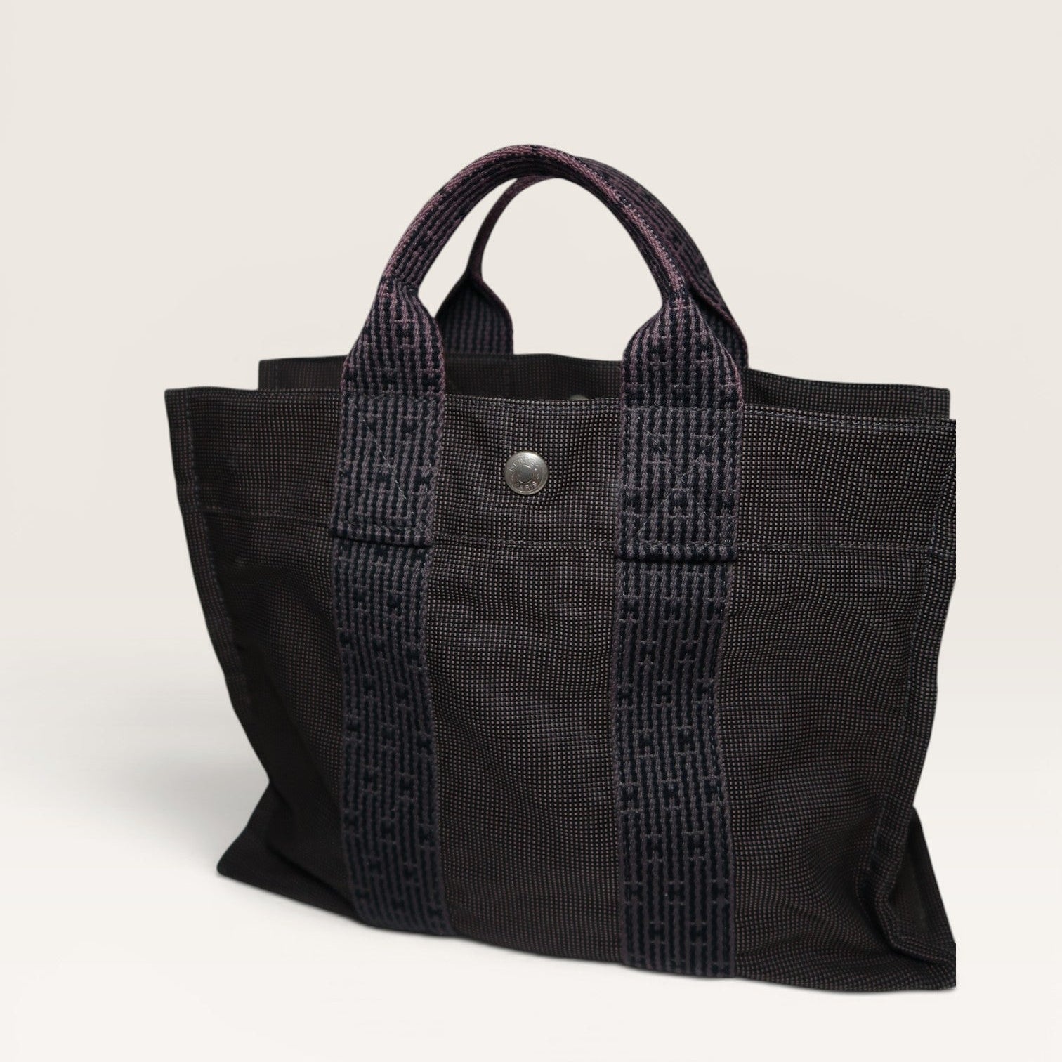 Hermés Herline PM Grey/Black Tote