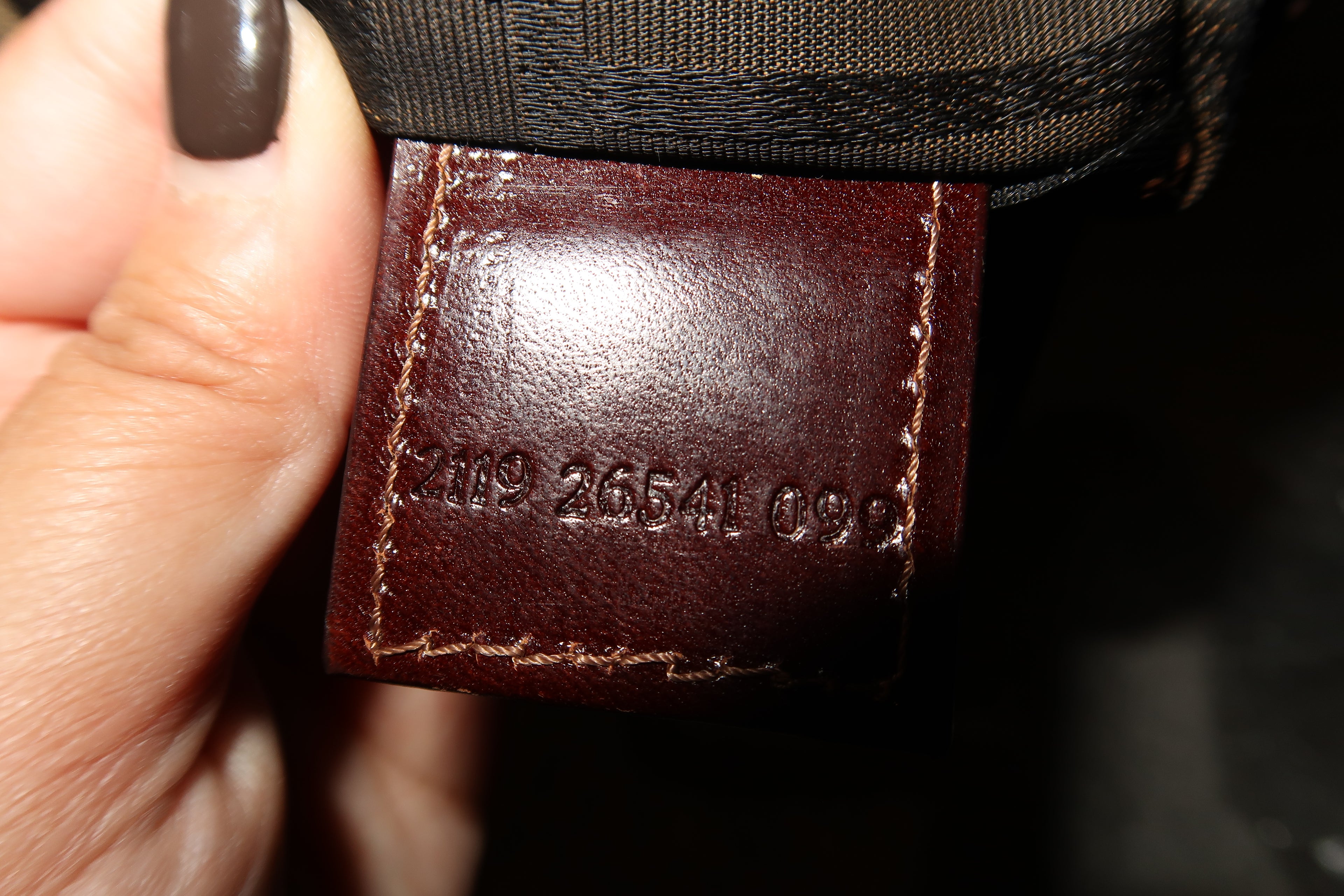 Fendi FF Zucca Mini Cosmetic Tote
