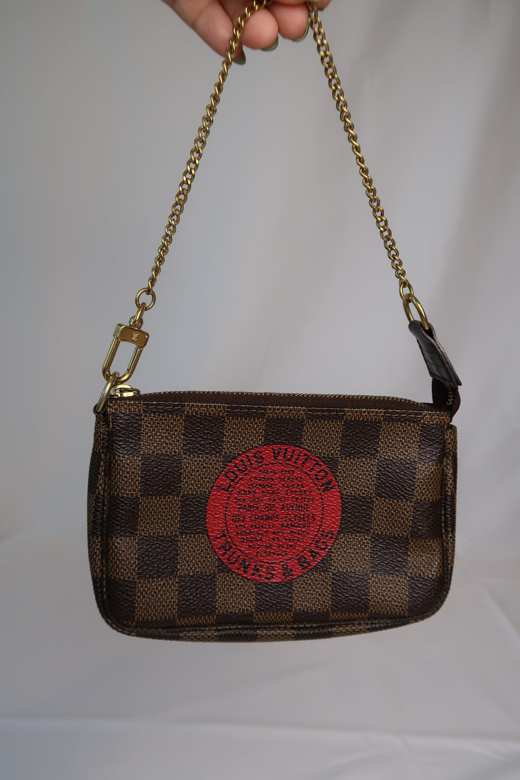 Louis Vuitton Mini Pochette Damier Ebene Complice Trunks and Bags