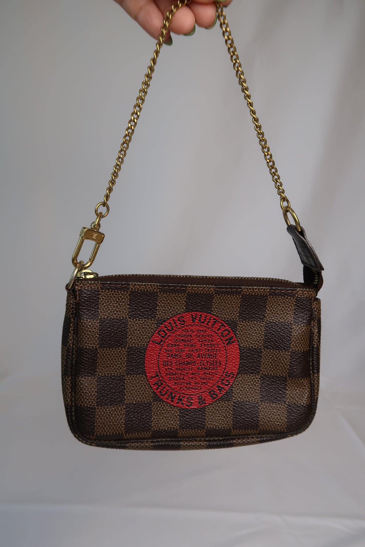 Louis Vuitton Mini Pochette Damier Ebene Complice Trunks and Bags