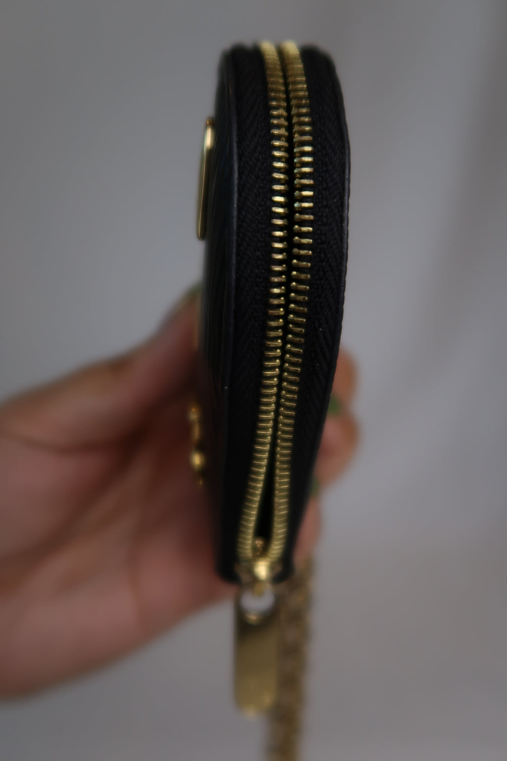 Louis Vuitton "Love Lock" Heart Coin Purse Black Epi