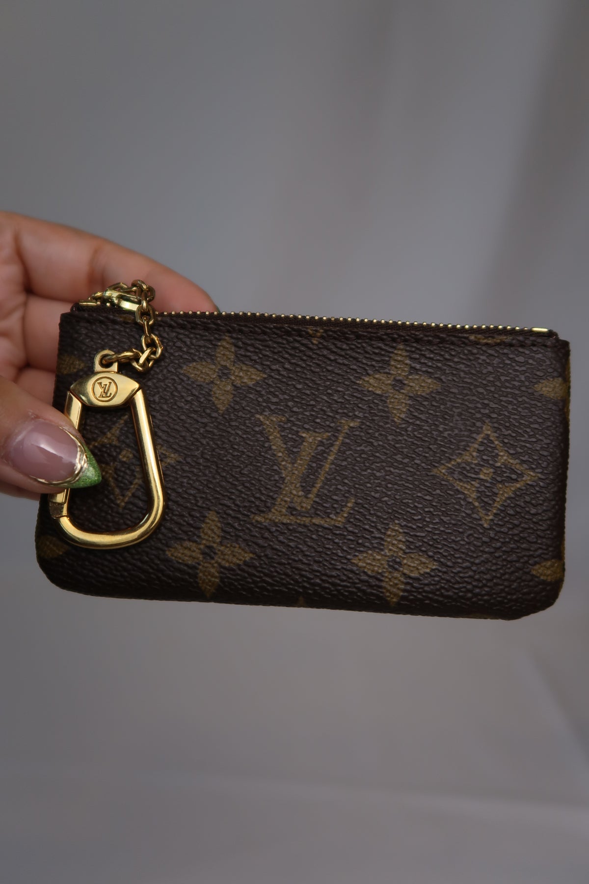 Louis Vuitton Key Pouch Brown Monogram