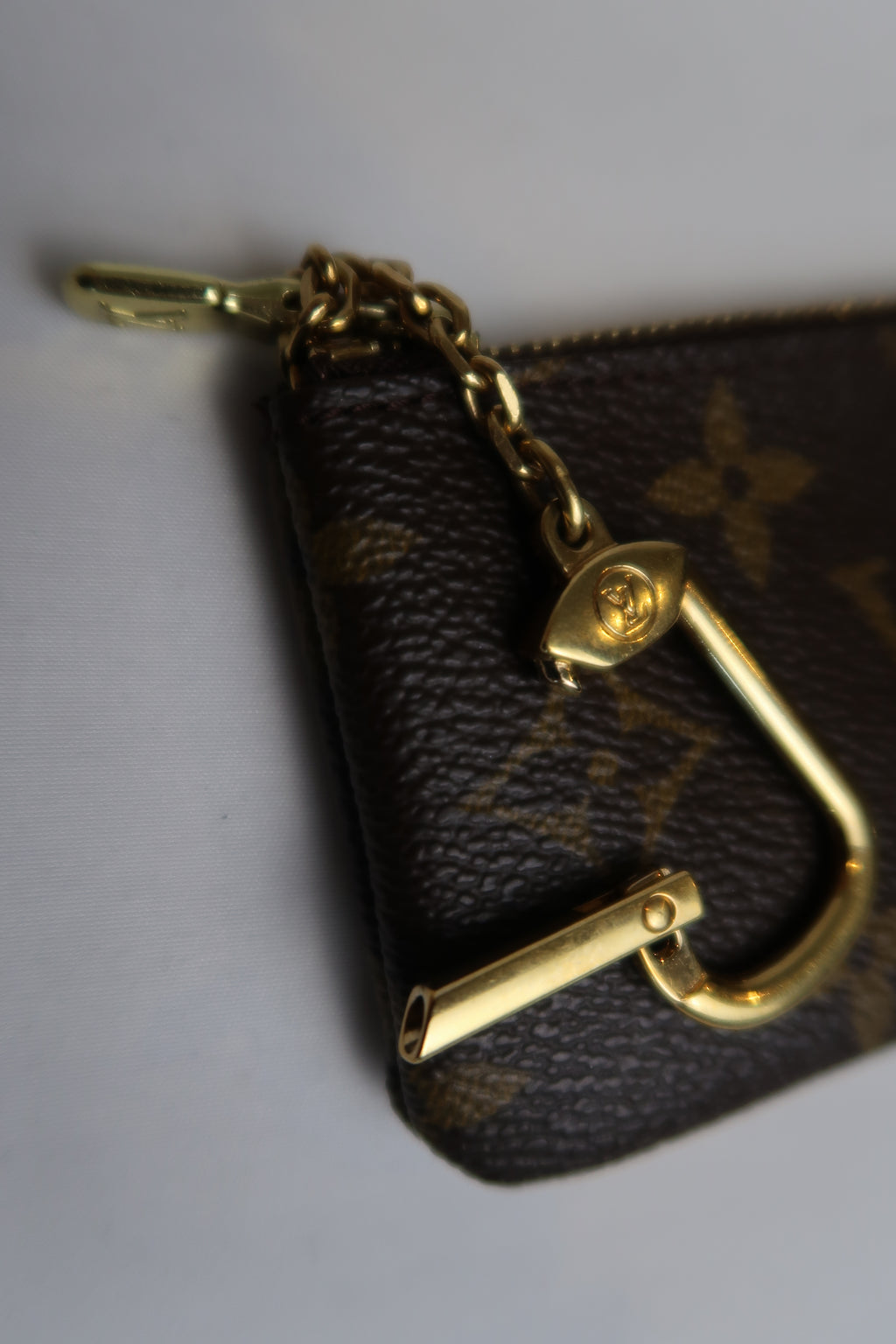 Louis Vuitton Key Pouch Brown Monogram