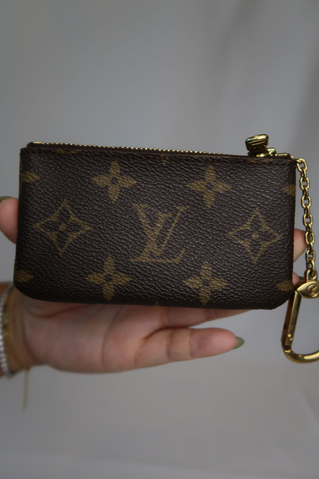 Louis Vuitton Key Pouch Brown Monogram