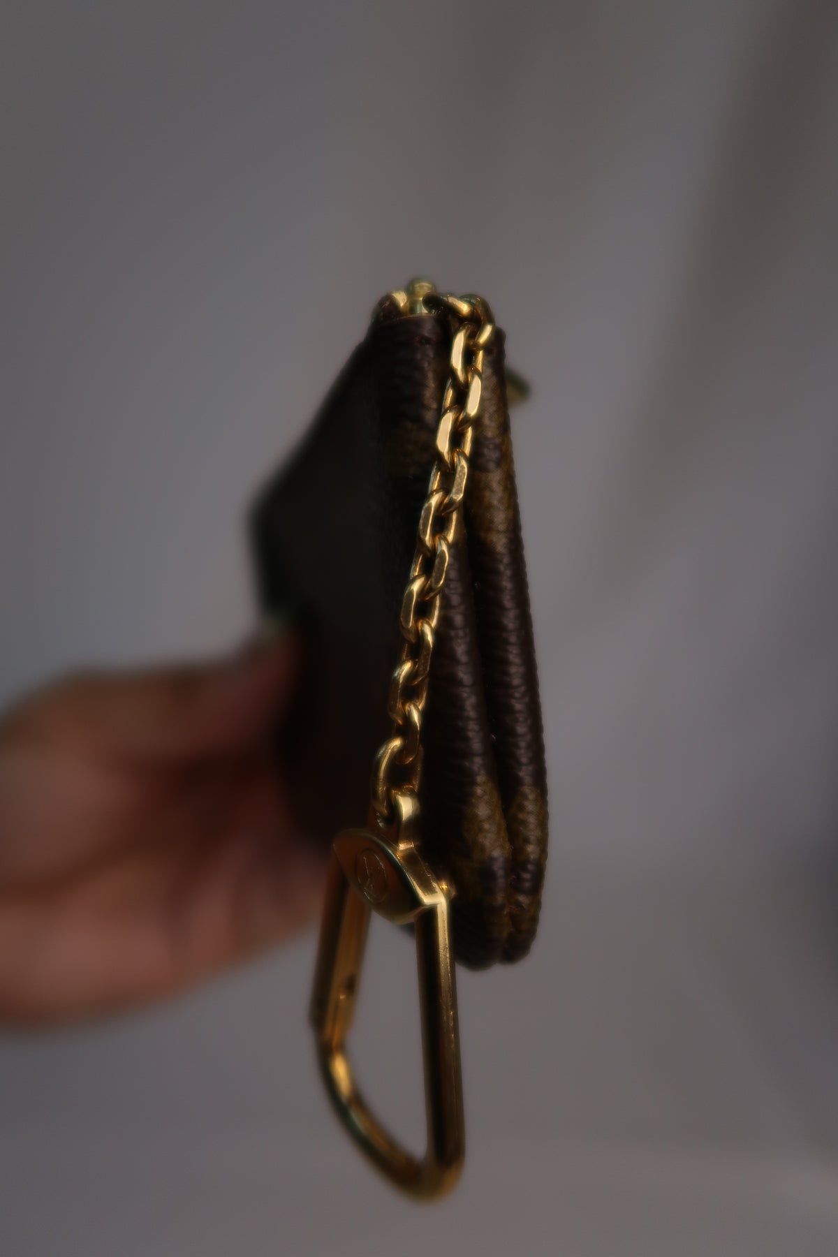 Louis Vuitton Key Pouch Brown Monogram