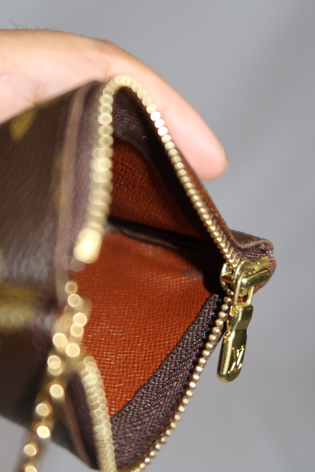 Louis Vuitton Key Pouch Brown Monogram