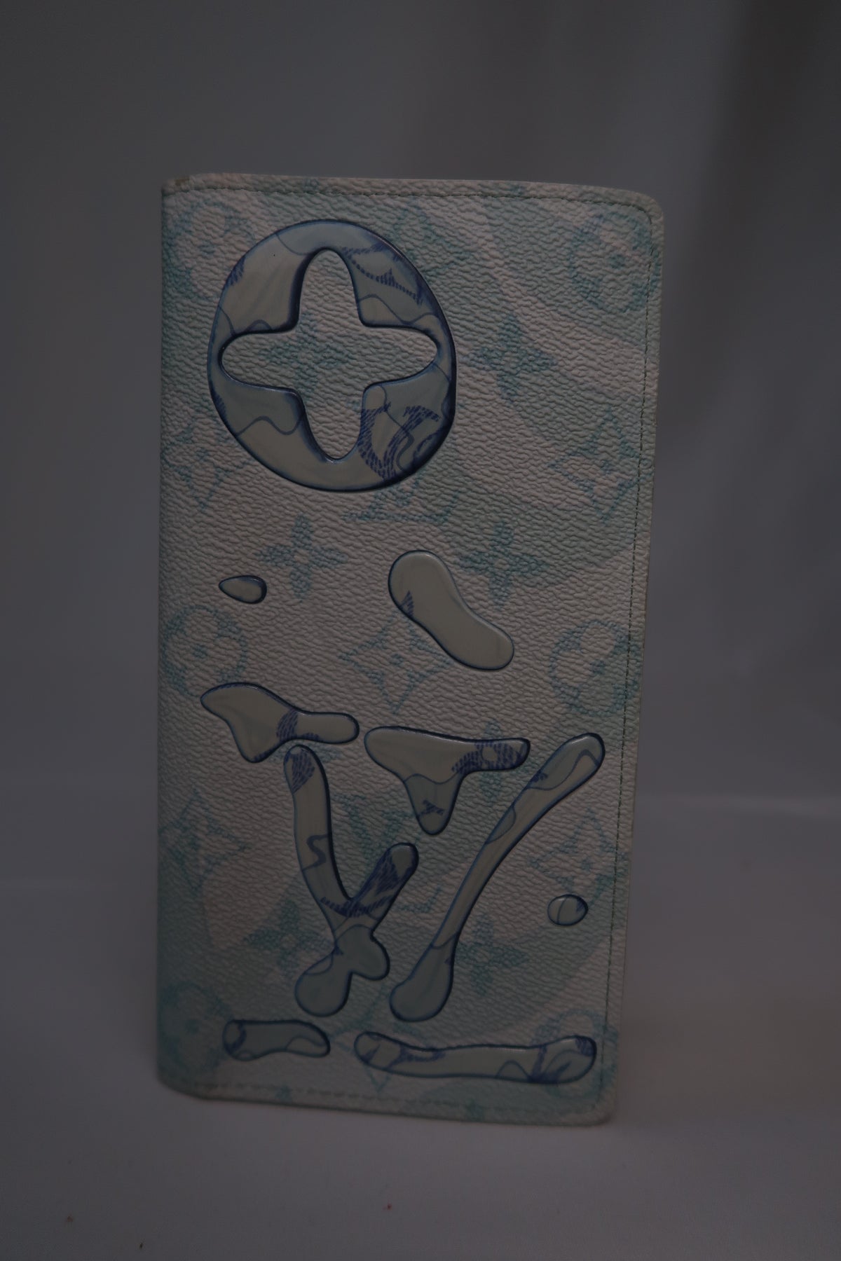 Louis Vuitton Brazza Wallet [Limited Edition] Aqua Garden Monogram