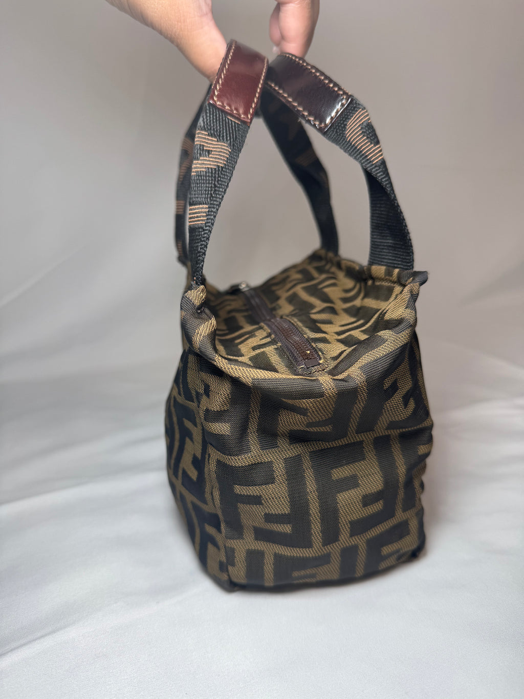 Fendi FF Zucca Mini Cosmetic Tote