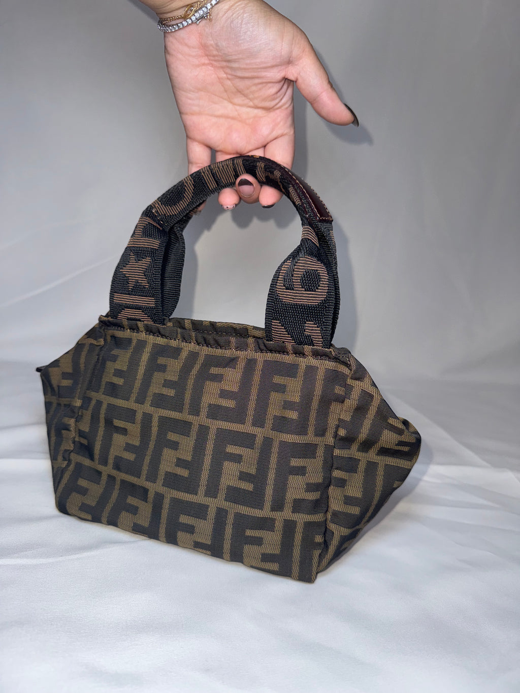Fendi FF Zucca Mini Cosmetic Tote
