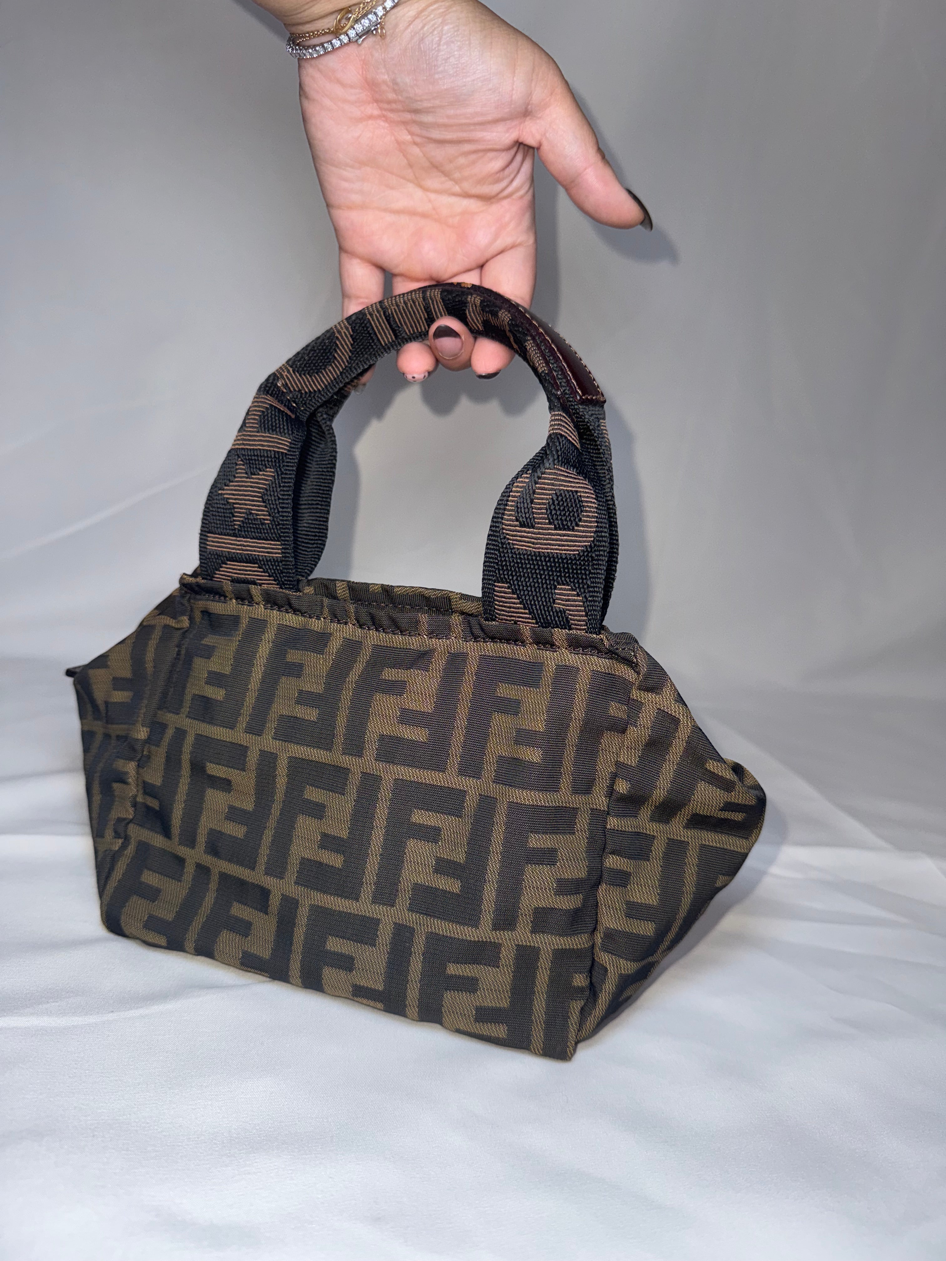 Fendi FF Zucca Mini Cosmetic Tote