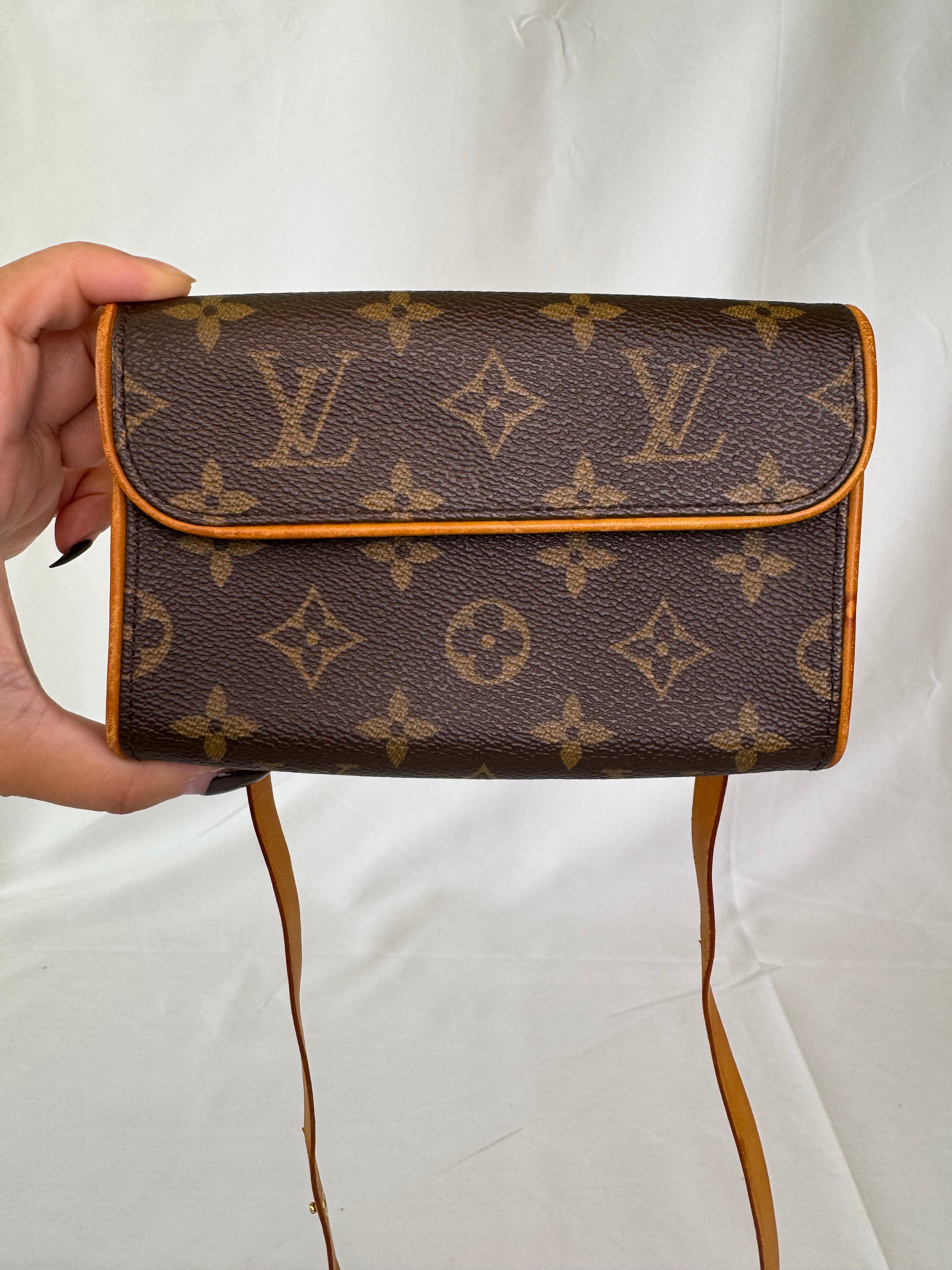Louis Vuitton Florentine Pochette Waist Bag Brown Monogram