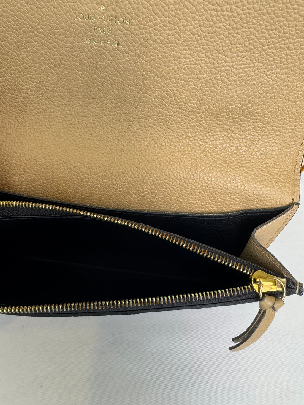 Louis Vuitton Emilie Wallet Black Empreinte