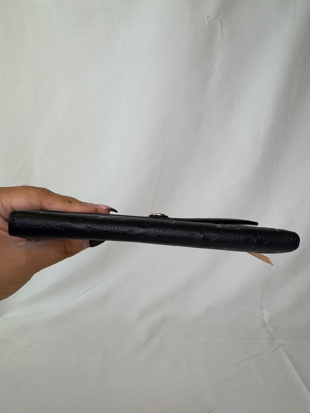 Louis Vuitton Emilie Wallet Black Empreinte