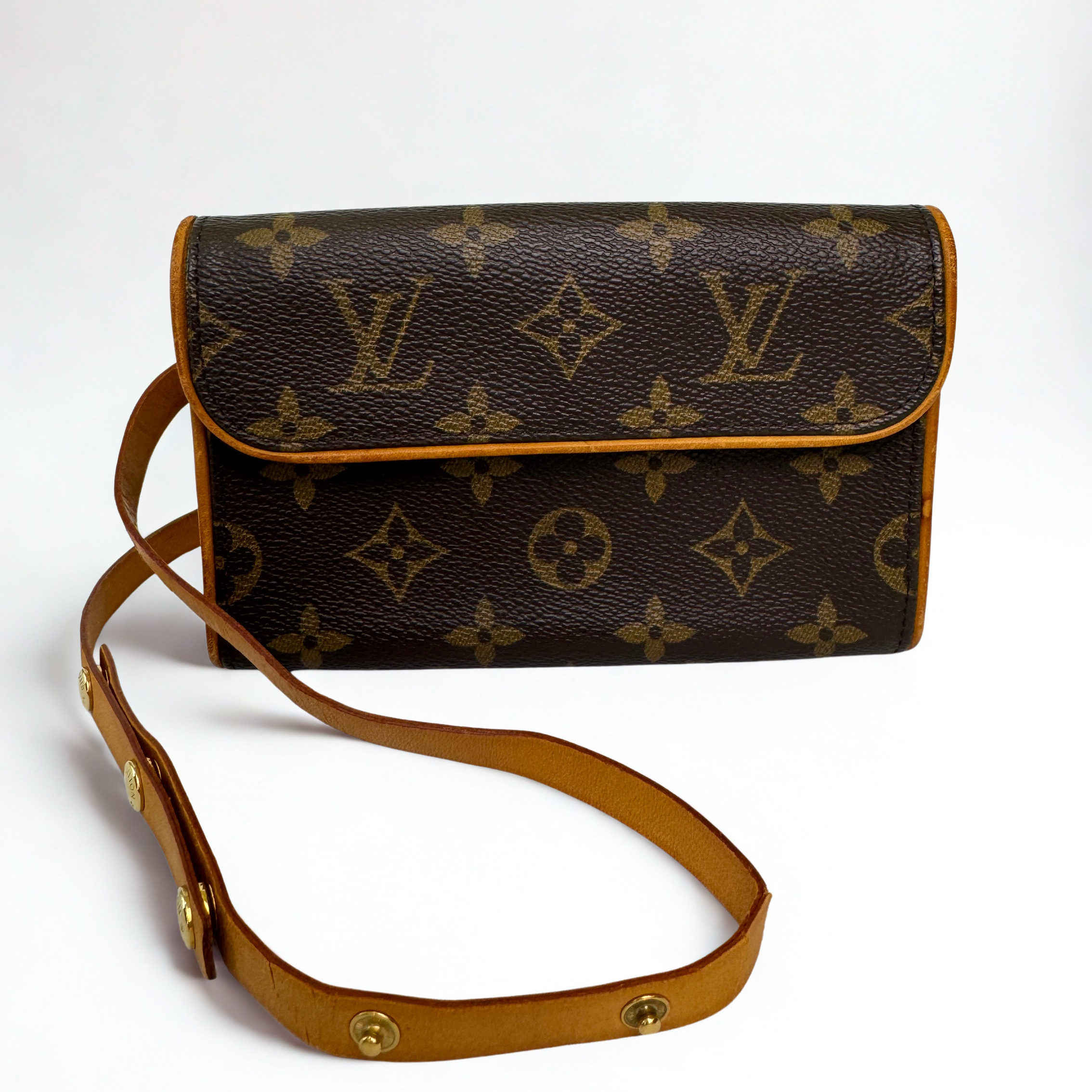 Louis Vuitton Florentine Pochette Waist Bag Brown Monogram