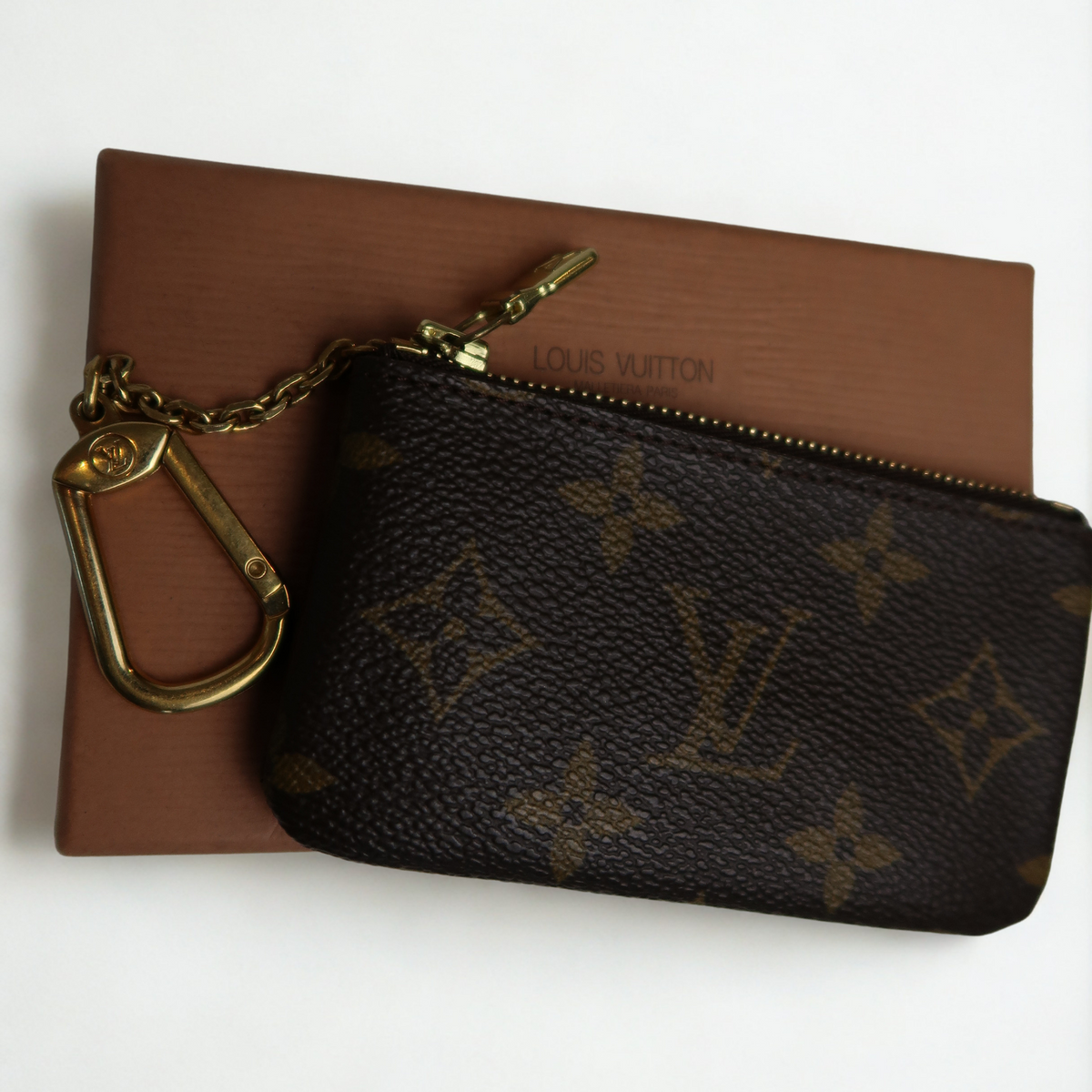 Louis Vuitton Key Pouch Brown Monogram